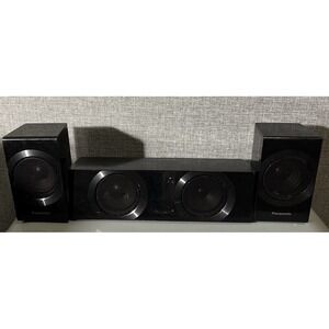 Panasonic SB-HS190 (3) Pc. Cube Bookshelf Theater Speakers test working